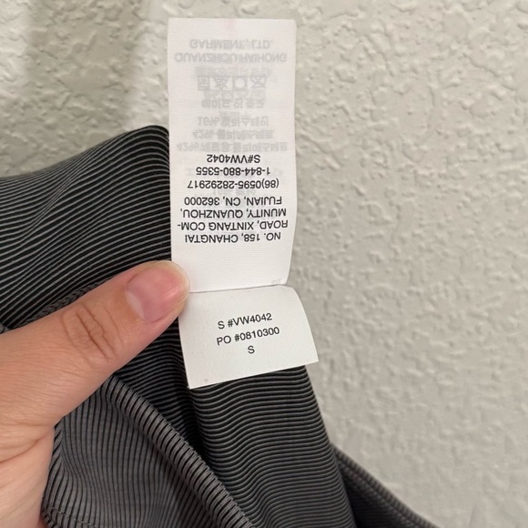 Vuori Lux Rib Split Bootcut Flare Textured Leggings in Heather Grey Size Small - Picture 11 of 11